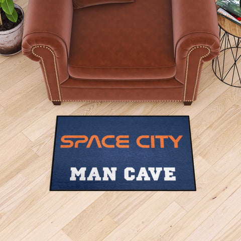 Houston Astros Man Cave Starter Mat Accent Rug - 19in. x 30in.