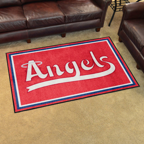 Los Angeles Angels 4ft. x 6ft. Plush Area Rug