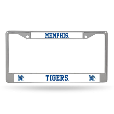 Memphis Tigers License Plate Frame Chrome Special Order