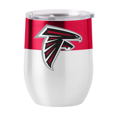 Atlanta Falcons Travel Tumbler 16oz Stainless Steel Curved