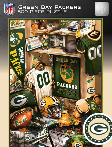 Green Bay Packers Puzzle 500 Piece Locker Room