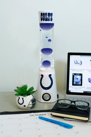 Indianapolis Colts Magma Lamp - Bluetooth Speaker