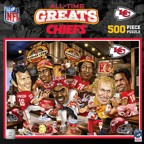 Kansas City Chiefs Puzzle 500 Piece All-Time Greats