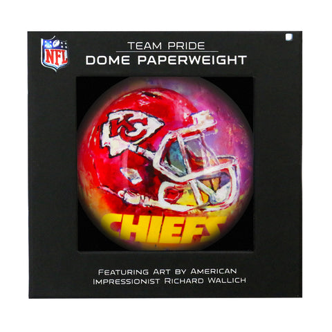 Kansas City Chiefs Paperweight Domed