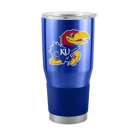 Kansas Jayhawks Travel Tumbler 30oz Stainless Steel