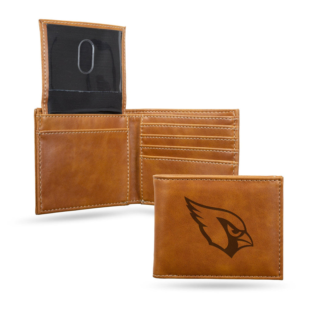 Arizona Cardinals Wallet Billfold Laser Engraved