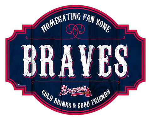 Atlanta Braves Sign Wood 12 Inch Homegating Tavern