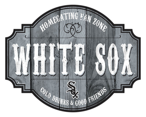 Chicago White Sox Sign Wood 12 Inch Homegating Tavern - Special Order