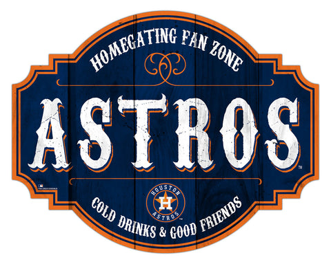 Houston Astros Sign Wood 12 Inch Homegating Tavern