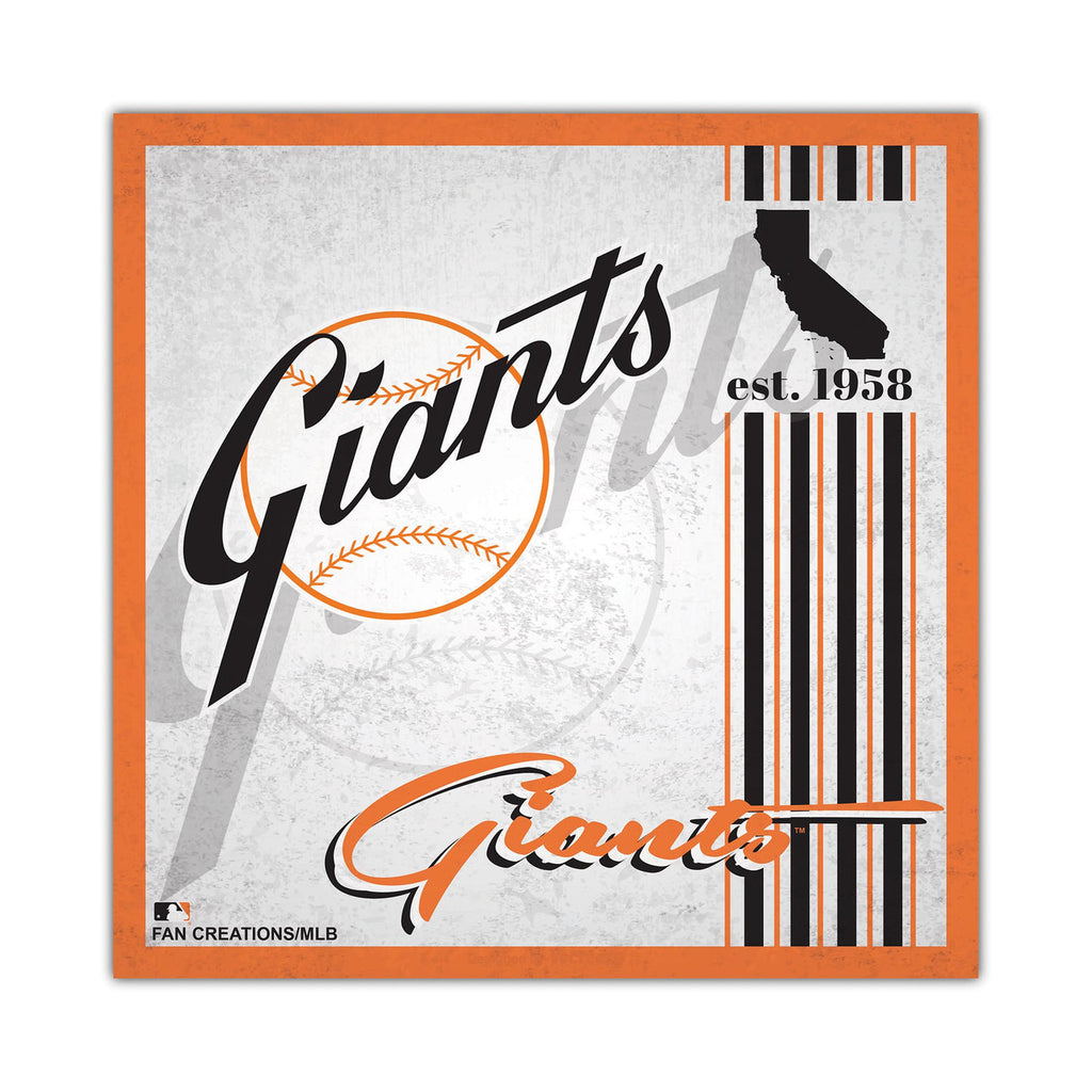 San Francisco Giants Sign Wood 10x10 Album Design