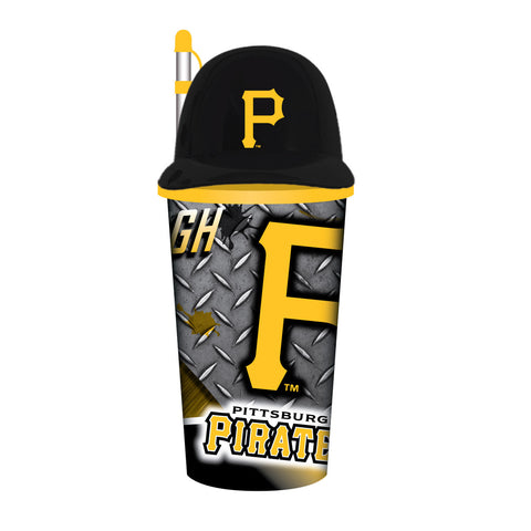Pittsburgh Pirates Helmet Cup 32oz Plastic with Straw