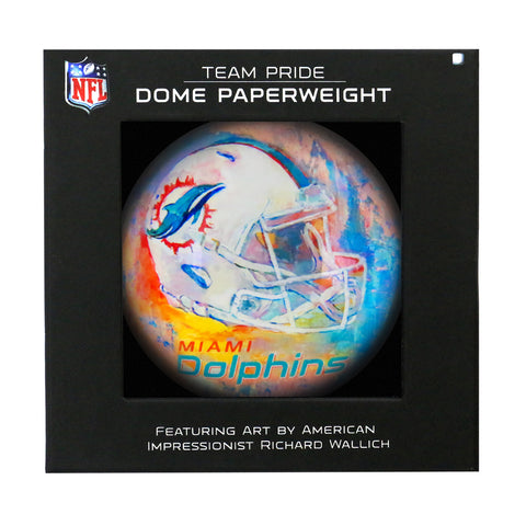 Miami Dolphins Paperweight Domed