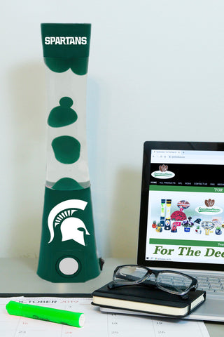 Michigan State Spartans Magma Lamp - Bluetooth Speaker Special Order