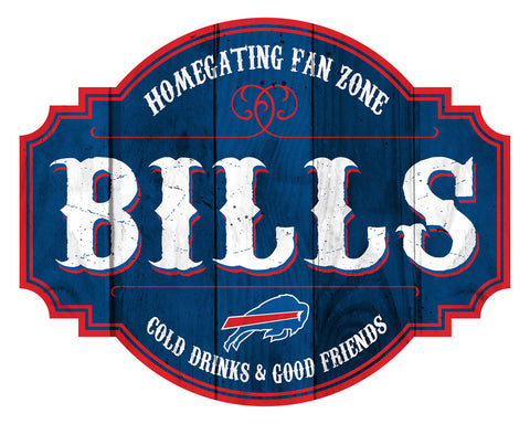 Buffalo Bills Sign Wood 12 Inch Homegating Tavern