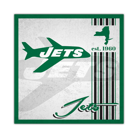 New York Jets Sign Wood 10x10 Album Design