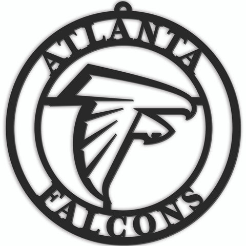 Atlanta Falcons Sign Door Hanger 16 Inch