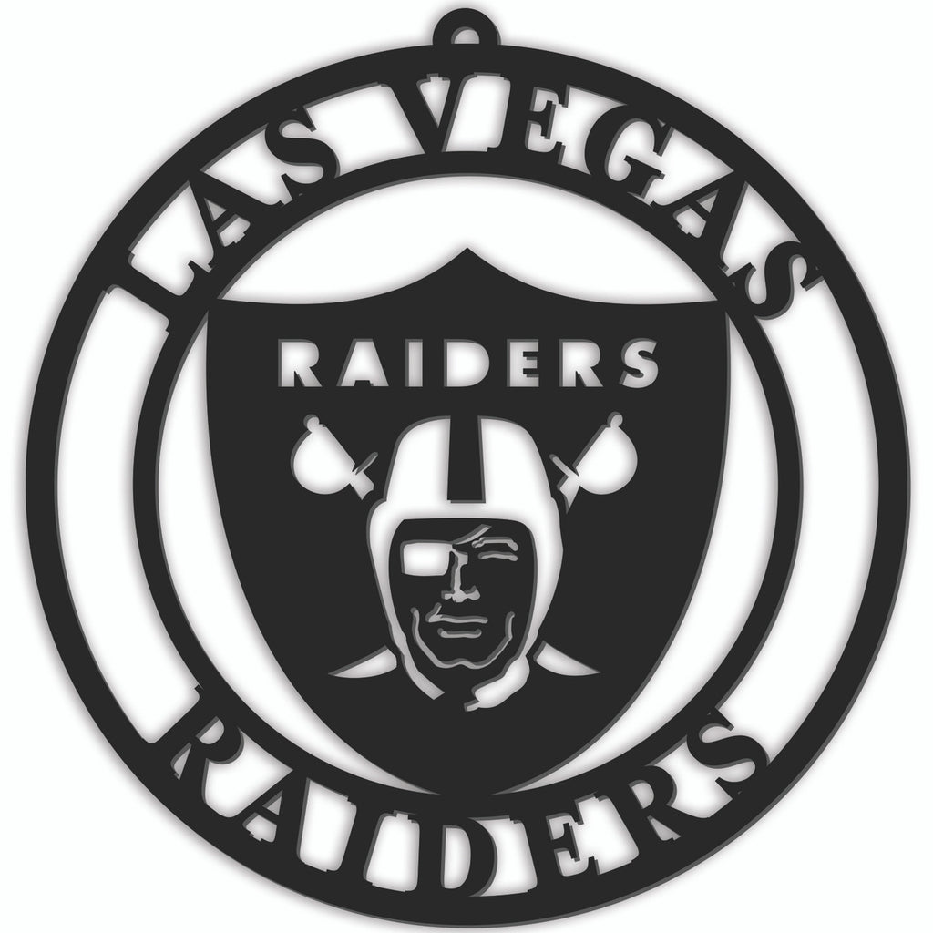 Las Vegas Raiders Sign Door Hanger 16 Inch