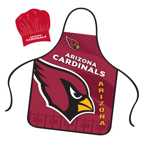 Arizona Cardinals Chef Hat and Apron Set