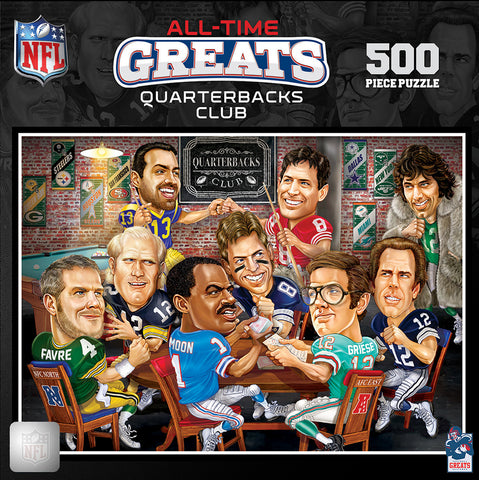 NFL Quarterbacks Club Puzzle 500 Piece All-Time Greats