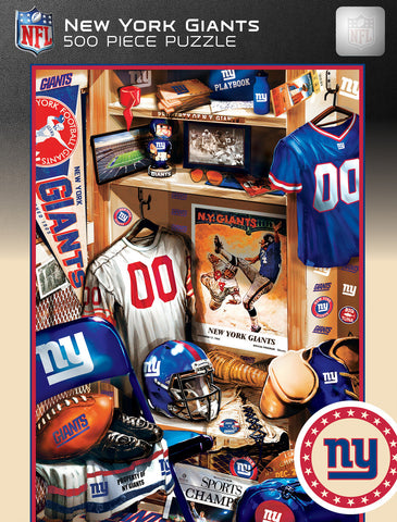 New York Giants Puzzle 500 Piece Locker Room