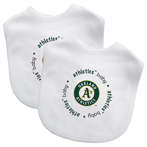 Oakland Athletics Baby Bib 2 Pack