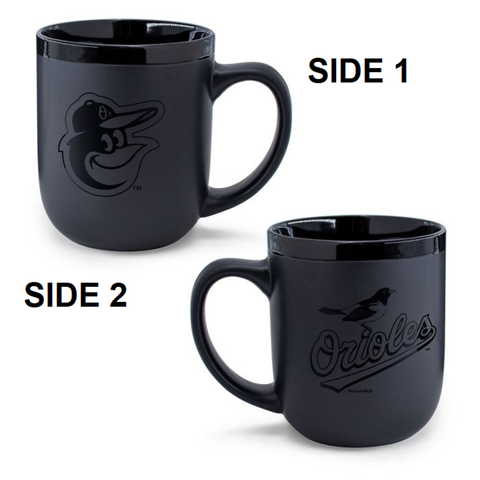 Baltimore Orioles Coffee Mug 17oz Matte Black