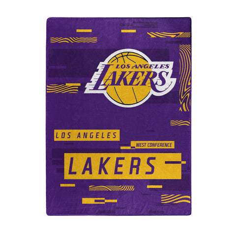 Los Angeles Lakers Blanket 60x80 Raschel Digitize Design