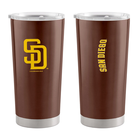 San Diego Padres Travel Tumbler 20oz Stainless Steel - Special Order