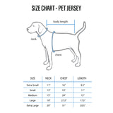 New York Rangers Pet Jersey Size XS