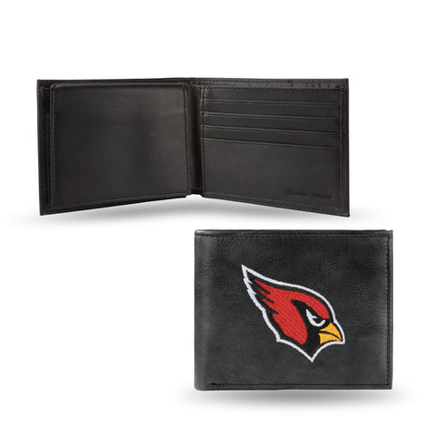 Arizona Cardinals Embroidered Leather Billfold - Special Order