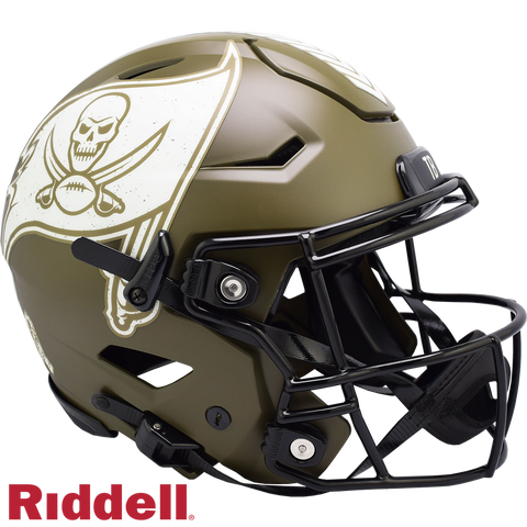 Tampa Bay Buccaneers Helmet Riddell Authentic Full Size SpeedFlex Style Salute To Service