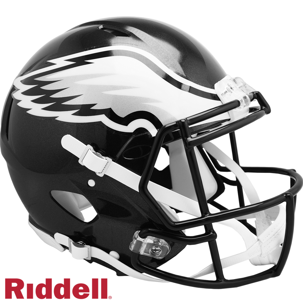 Philadelphia Eagles Helmet Riddell Authentic Full Size Speed Style On-Field Alternate