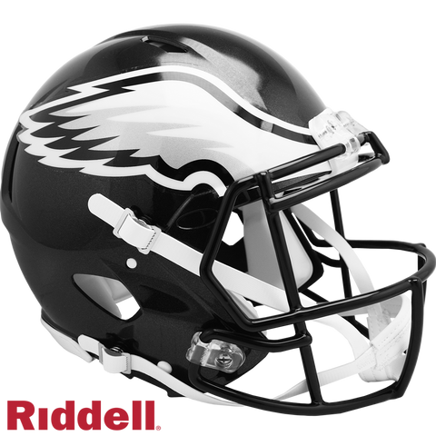 Philadelphia Eagles Helmet Riddell Authentic Full Size Speed Style On-Field Alternate