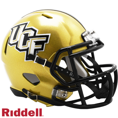 Central Florida Knights Helmet Riddell Replica Mini Speed Style Gold