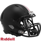 Ohio State Buckeyes Helmet Riddell Replica Mini Speed Style Black Alternate