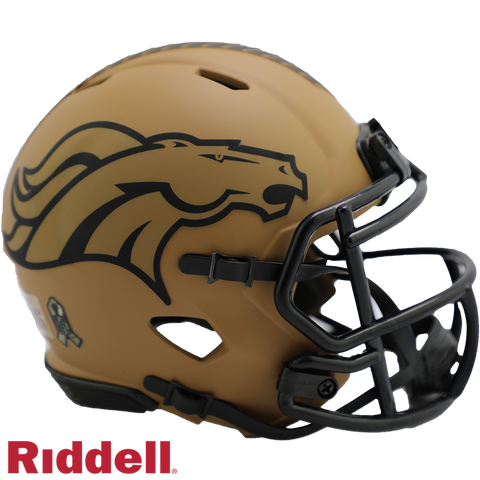 Denver Broncos Helmet Riddell Replica Mini Speed Style Salute To Service 2023
