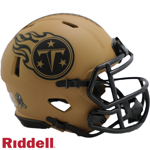 Tennessee Titans Helmet Riddell Replica Mini Speed Style Salute To Service 2023