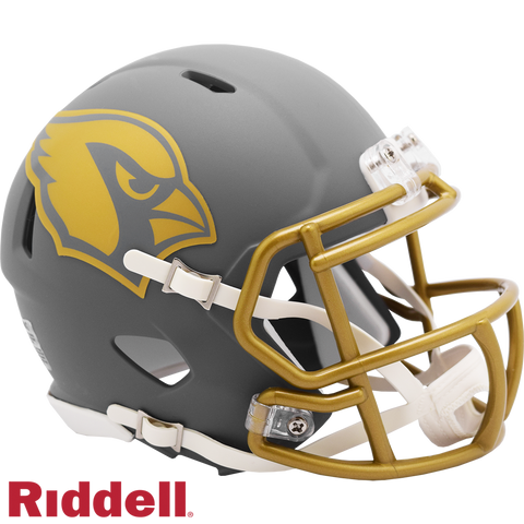 Arizona Cardinals Helmet Riddell Replica Mini Speed Style Slate Alternate