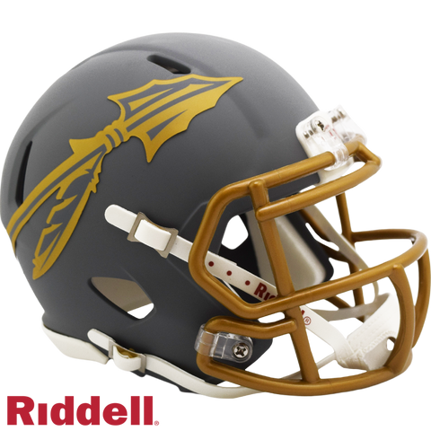 Florida State Seminoles Helmet Riddell Replica Mini Speed Style Slate Alternate