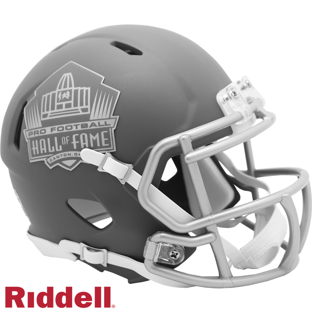 NFL Hall of Fame Helmet Riddell Replica Mini Speed Style Slate Alternate