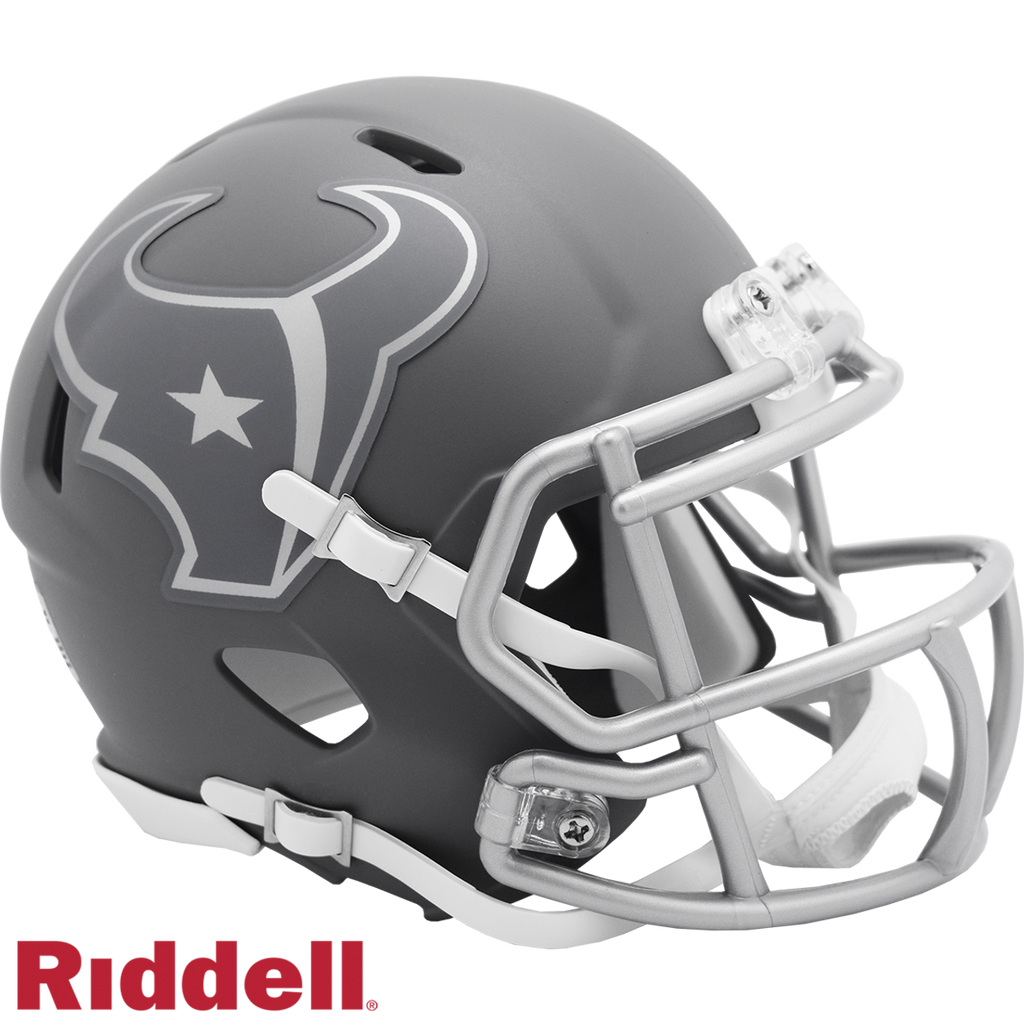 Houston Texans Helmet Riddell Replica Mini Speed Style Slate Alternate