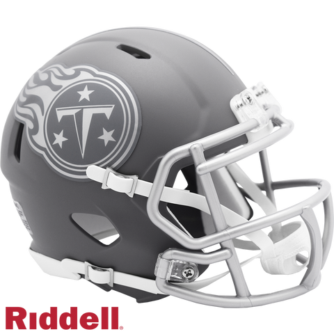 Tennessee Titans Helmet Riddell Replica Mini Speed Style Slate Alternate