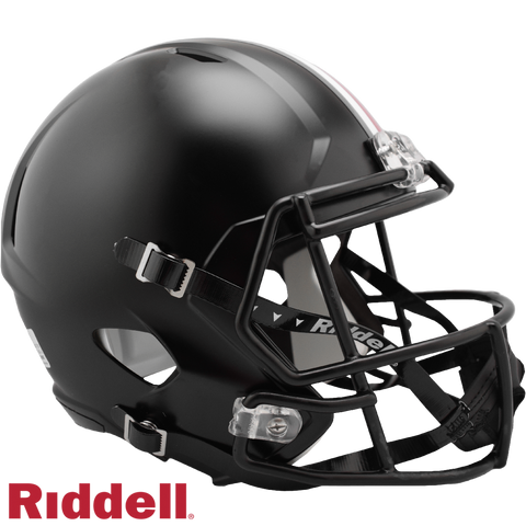 Ohio State Buckeyes Helmet Riddell Replica Full Size Speed Style Black Alternate
