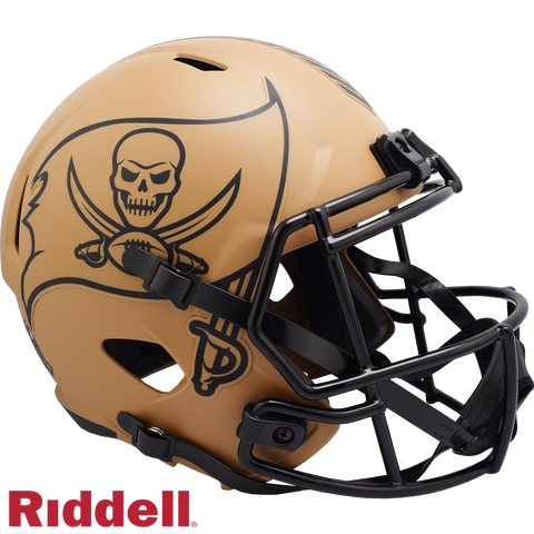 Tampa Bay Buccaneers Helmet Riddell Replica Full Size Speed Style Salute To Service 2023