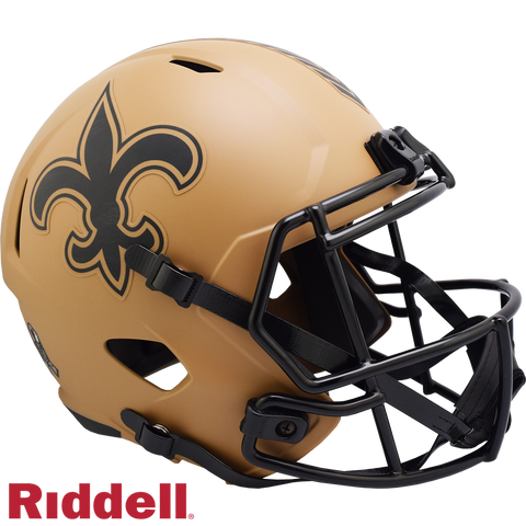 New Orleans Saints Helmet Riddell Replica Full Size Speed Style Salute To Service 2023