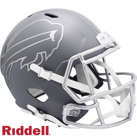 Buffalo Bills Helmet Riddell Replica Full Size Speed Style Slate Alternate
