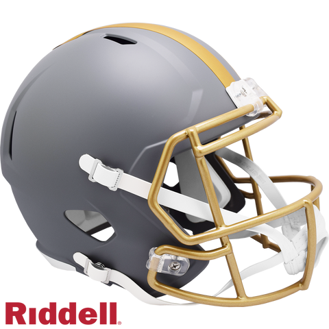 Cleveland Browns Helmet Riddell Replica Full Size Speed Style Slate Alternate