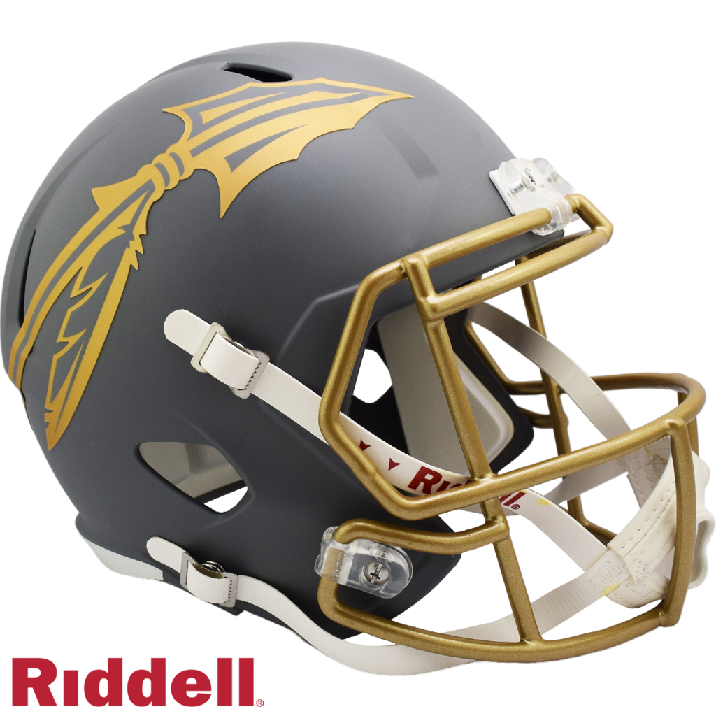 Florida State Seminoles Helmet Riddell Replica Full Size Speed Style Slate Alternate