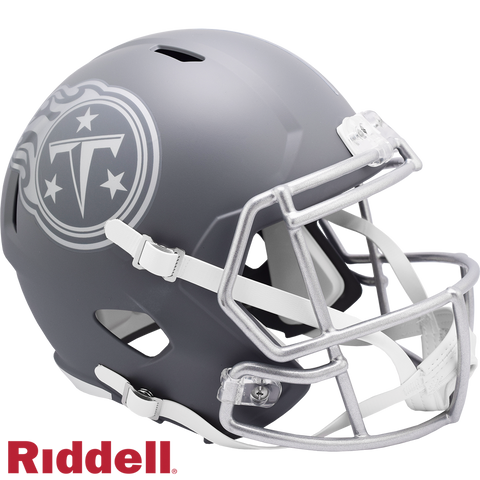 Tennessee Titans Helmet Riddell Replica Full Size Speed Style Slate Alternate
