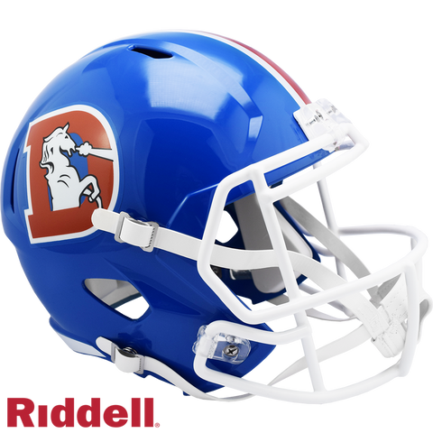 Denver Broncos Helmet Riddell Replica Full Size Speed Style 1975-1996 T/B